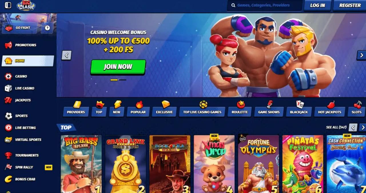 BigClash interface